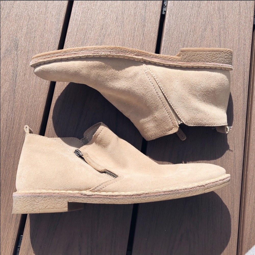 Dolce vita tan suede booties